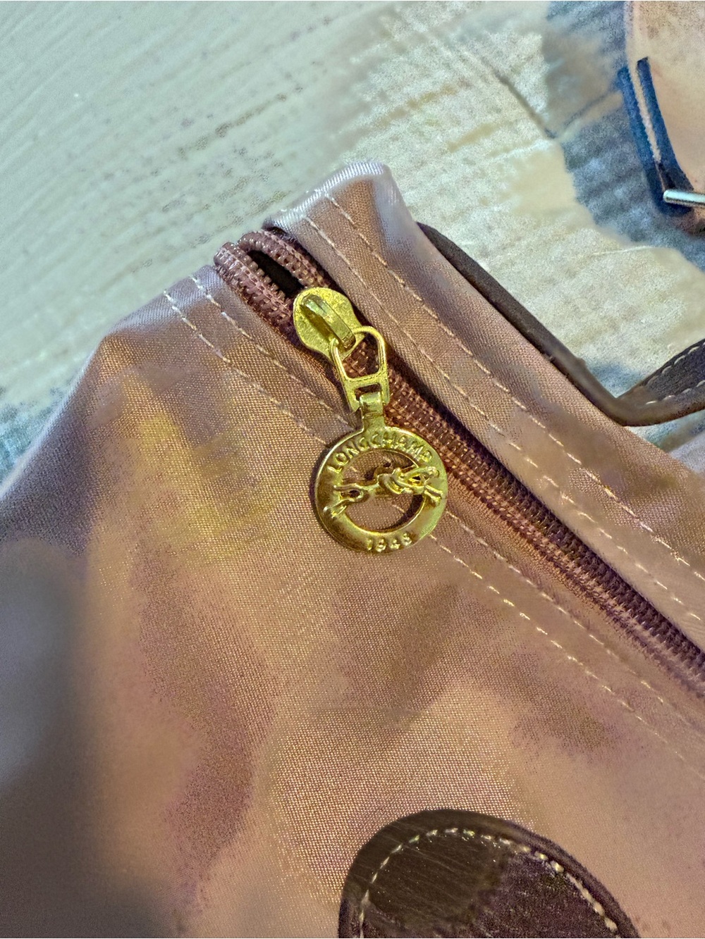 Longchamp blush pink Le Pliage Crossbody with pouch - Picture 4 of 12